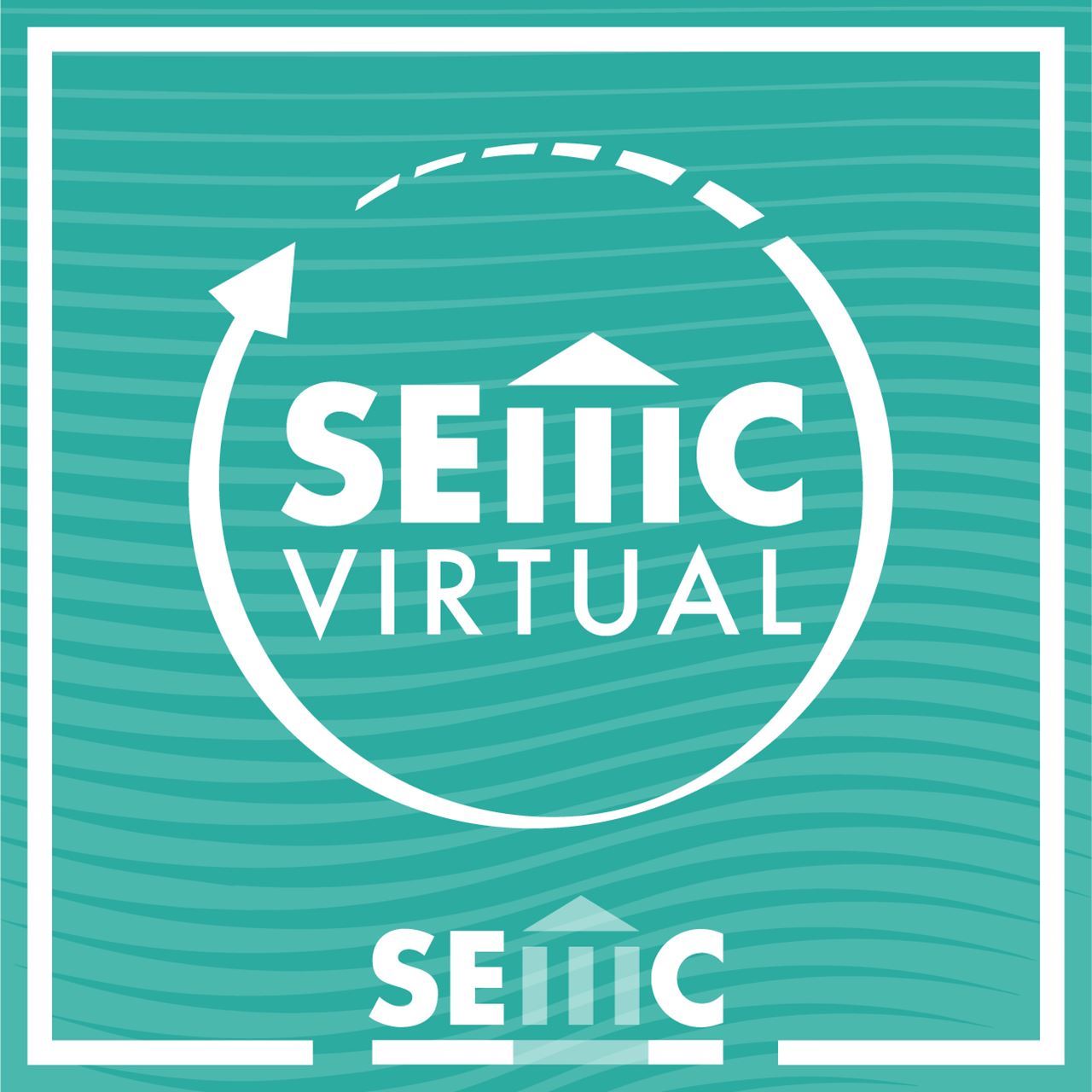 Blue/green graphic with the SEMC Virtual symbol which is a circular arrow indicating this is a virtual progmram offering. The SEMC logo is a the bottom of the graphic.